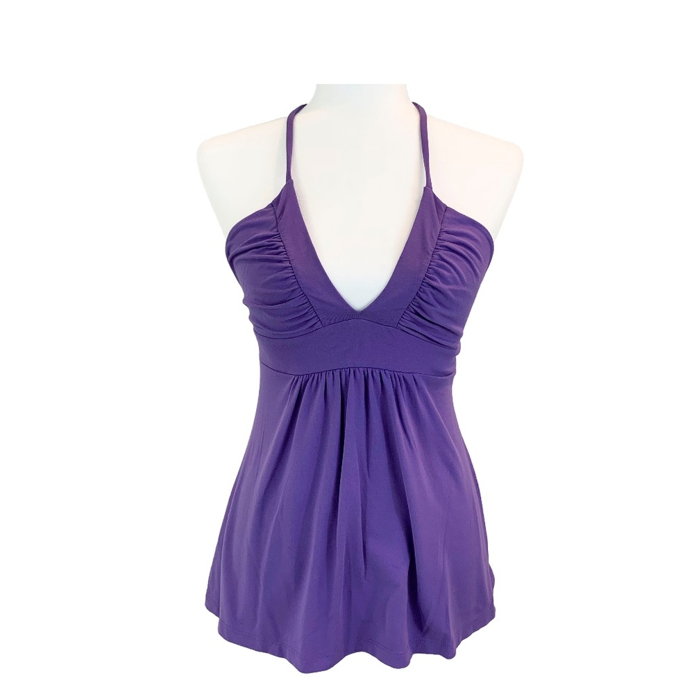 Susan Monaco Purple Halter Top